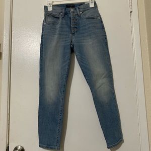 Lucky brand high rise crop Bridgette jeans 4/27
